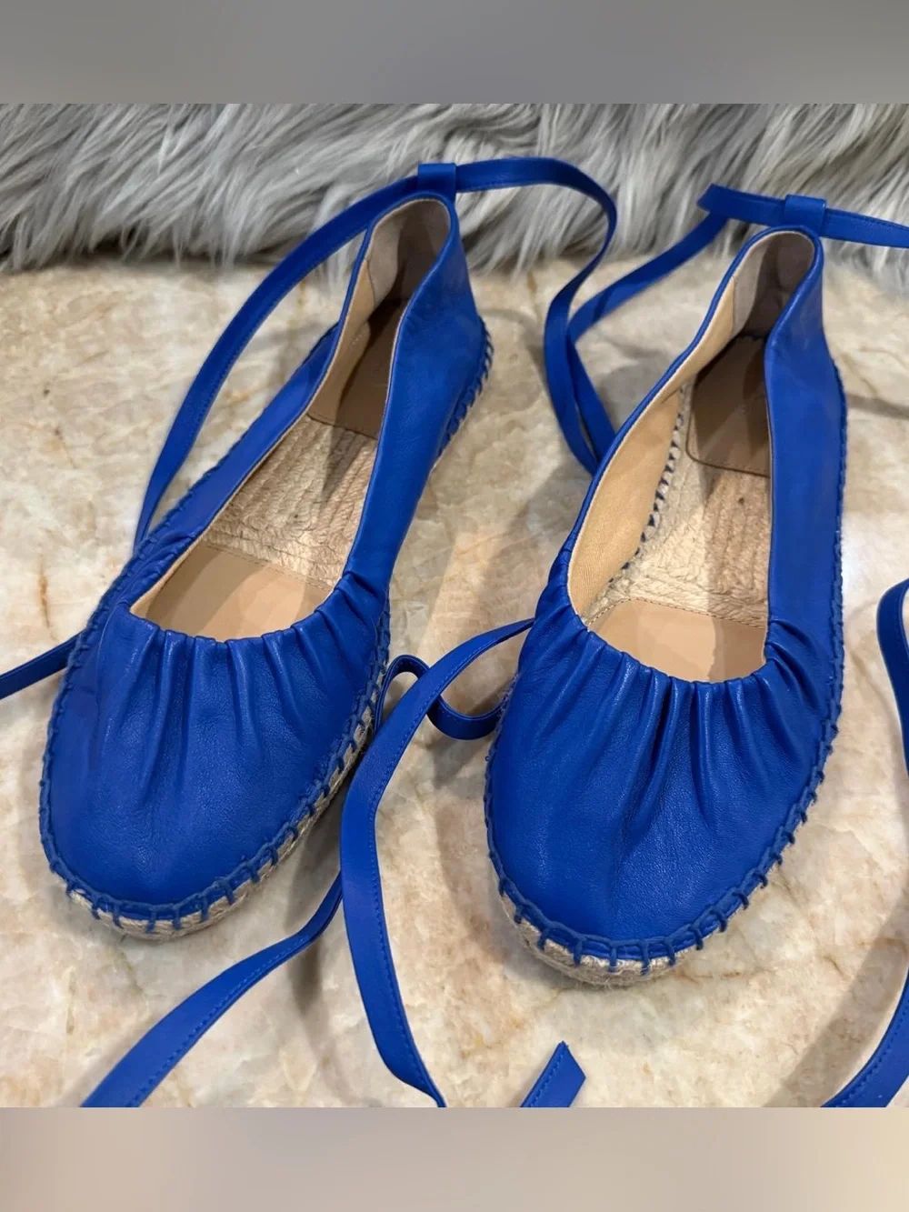 Ralph Lauren Espadrilles Blue size 9.5 New